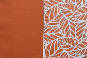 Brooklyn Orange fabric sample